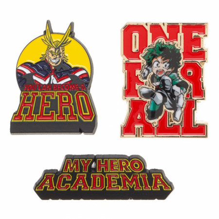 My Hero Academia Lapel Pin Set